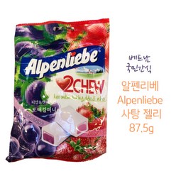 알펜리베 Alpenliebe 젤리, 1개, 87.5g