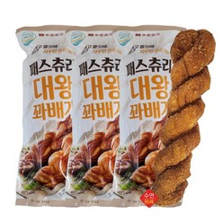 [수연중국식품]중국간식 마화 꽈배기 패스츄리 대왕꽈배기 따마화 냉동 리쟈마화, 12봉, 160g