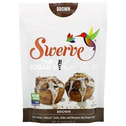Swerve 얼티메이트 설탕 대체 브라운 12 oz (340 g) 1팩, 2kg