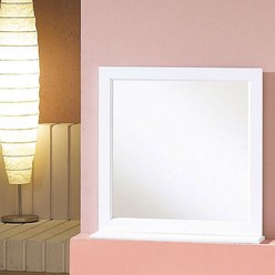 [로쏘가구]소피아 스탠드형 사각거울 700x700, 아카시아