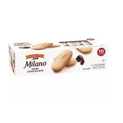 페퍼리지팜 밀라노 다크 초코렛 쿠키 10개입 Pepperidge Farm Milano Dark Chocolate Cookies 10ct, 1개, 213g