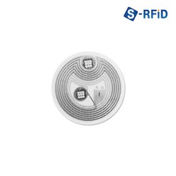 S-RFID NFC 태그 스티커 칩 라벨 카드 인쇄 제작, 1개, 12.원형 NFC 투명 스티커 태그(No.79)