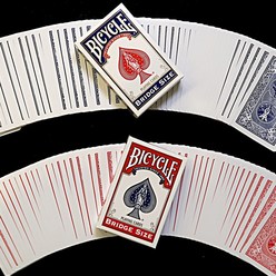 USPCC 손이 작은 마술사들을 위한 마술카드 바이시클카드 브릿지, 레드