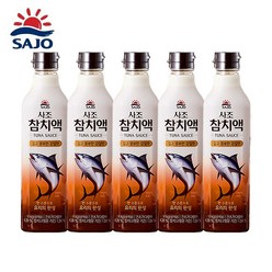 [사조] 참치액 500g, 5개