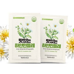 참앤들황토농원 맛있는 하얀민들레즙 90ml x 100포 1박스 (실속포장), 단일옵션,상세 설명 참조