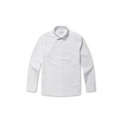 코오롱패션 코오롱 브렌우드 면스판 기본 화이트 흰 와이셔츠 드레스셔츠(무료배송)