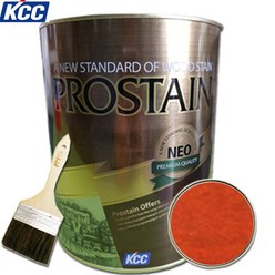 KCC 프로스테인 네오 3.6L 오일스테인 목재보호 발수 방충, XC301(마호가니), 1개