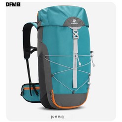 DFMEI 아웃도어 대용량 방수 등산가방 트레킹 백팩 스포츠 40리터 등산가방, 녹색