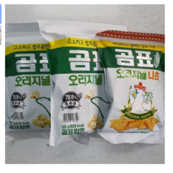 담팔담사 곰표 팝콘 125g 2봉지 더하기 곰표 나쵸 190g 1봉지 추가~(총 3봉지)