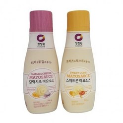 청정원 갈릭치즈 마요소스 스위트콘 피자튀김 소스 토스트 콘치즈, 갈릭치즈 마요소스300g, 청정원 갈릭치즈 마요소스300g