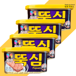 목우촌 뚝심 5개 10개 맛있는 햄 통조림 캔, 목우촌 뚝심 200g 5개