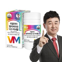 리얼닥터 멀티비타민 123 미네랄, 60정, 1개