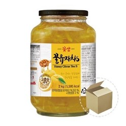 꽃샘 꿀유자차S 2Kg 1박스(6ea)