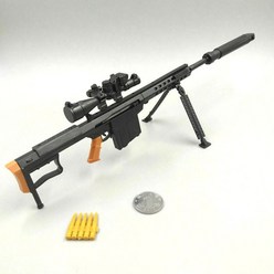 모델건 프라모델 전투기 카빈 건 1:6 스케일 MP40 기관단총 세계 대전 플라스틱 조립 된 총기 퍼즐 모델 12, 24 M82A1 Barrett