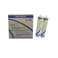 테라코 크랙실란트 T1 초속경 고탄성실리콘 1박스 300ml, 25개