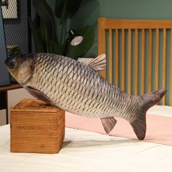 30-100CM 시뮬레이션 물고기 플러시 장난감 현실적인 Tilapia 잉어 도미 베개 부드러운 침대 다시 쿠션 크리 에이 티브 장식 선물, [05] 100cm, [05] 5