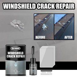 자동차앞유리돌빵 유리접착제 유리복원제 20ml diy car windshield crack repair tool auto glass nano repair fluid crack, 1개