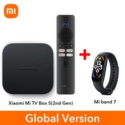 미박스 글로벌 버전 Xiaomi Mi TV Box S2 세대 4K Ultra HD BT5.2 2GB 8GB Google Assistant 스마트 박스, [01] Eu 플러그, [02] Global Version