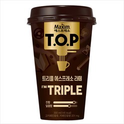 *[티오피컵커피]TOP 트리플에스프레소 라떼 300mlx10개, 300ml, 10개