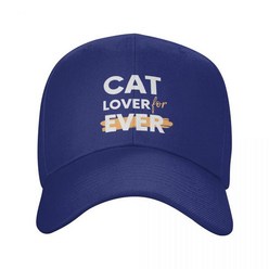 Cat lover forever cat pate 야구 모자 열 바이저 햇빛 차단 남성용