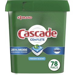 Cascade 캐스케이드 식기세척기 캡슐 세제 프레쉬향 78팩