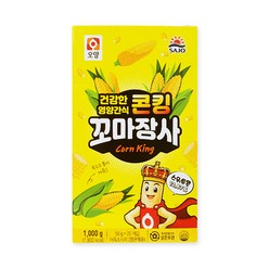 [사조오양] 콘킹 꼬마장사 1000g 소시지 간식, 1개