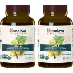 히말라야 Amla 오가닉 암라 600mg 60캡슐 2팩