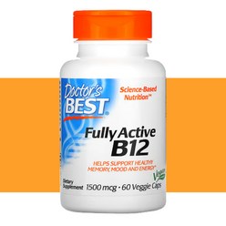 닥터스베스트 B12 1500mcg 비타민B12 메틸코발라민 풀리 액티브 60 베지캡슐, 풀리액티브B12, 1개, 60개