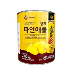 이츠웰 프리미엄 파인애플 청크 3062g 3kg, 3.062kg, 6개