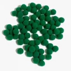 문구랑만들기랑 대용량 뿅뿅이 단색 20mm(약1000개) 폼폼이 칼라솜, 1봉, 20mm-초록