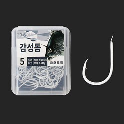 금호 덕용 감성돔 화이트 고강도 바늘 KE-503, 1개