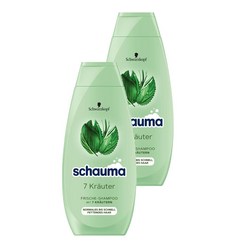 샤우마 샴푸 7 허브 400ml 2팩 Schauma Shampoo 7 herbs, 2개
