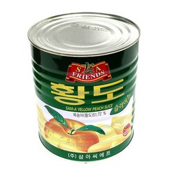 황도(S) 복숭아 캔통조림 2.9kg (업소용/대용량) 중국산 비프먹방