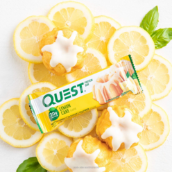 Quest Nutrition 퀘스트바 저탄수 키토 프로틴 바 - 레몬 케이크 12개입, 1개, 기본