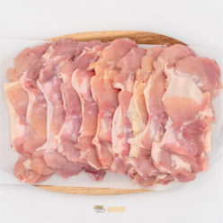 국내산 냉장 닭다리살 1kg 숯불구이 볶음용 닭정육, 스테이크용 넓적다리 통정육 kg, 1개