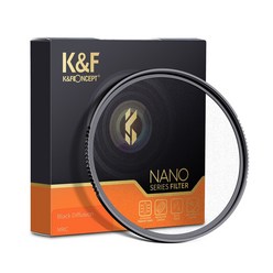 K&F Concept 77mm NANO-X PRO MRC Black Mist Diffusion (1/8) 블랙 디퓨전 필터 - Soft Focus Filter, 77mm Black Mist Filter (1/8)