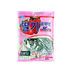 야호낚시 부푸리 딸기글루텐 k3 민물 낚시 집어제 떡밥 어분, 1개