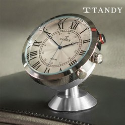 탠디 로얄 차량용 프리미엄 아날로그 인테리어 시계, 아라비아인덱스, 블루, 1개