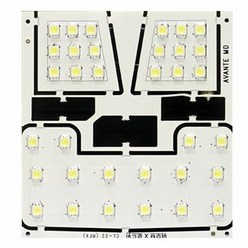 [KT알파쇼핑]벨로스터 LED 실내등 내부 실내 전등 조명등 17년도형, 전방등+중앙등 1세트/그린LED
