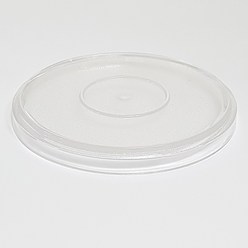 진성 PC 그릇 병원용 단체급식용, PC 국그릇 뚜껑 투명(구형), 1개