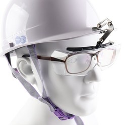 오토스 산업용 안전모장착용 클립형 보호안경 헬멧보안경 AntiFog (겸착용가능), 1개