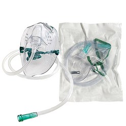협성 산소마스크 OM-100 성인용 10개 O2 Oxygen Mask