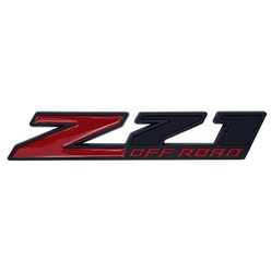 쉐보레 콜로라도 Z71 오프로드 그릴 엠블럼 뱃지 (4X4 4WD), Z71오프로드 블랙레드