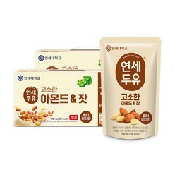 연세두유 아몬드잣 두유 파우치, 190ml, 40팩