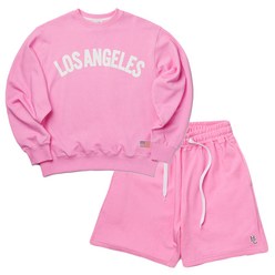 호텔세리토스 Los Angeles Washing Sweat Set-Up [Pink]