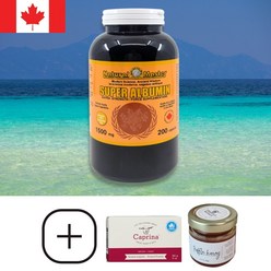 캐나다 퀄리티랩 내츄럴마스터 슈퍼 알부민 골드 200캡슐 먹는알부민, 200정, 1개