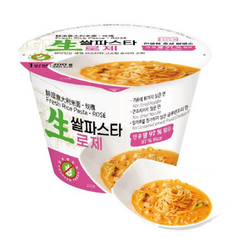 밀가루가 들어가지 않고도 쫄깃하고 부드러운 한국면가 쌀국수 로제파스타 컵라면, 12개, 200g