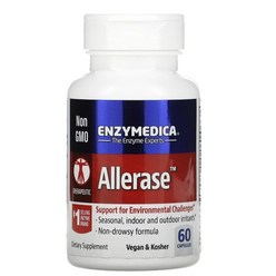 엔자이메디카 알레라제 60 캡슐 소화 효소 단백질 탄수화물 점액 분해 아밀라제 프로테아제