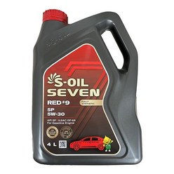 에스오일 세븐레드 9 SP 5W30 4L 가솔린 엔진오일, 1개, 세븐레드 #9 5w30_4L