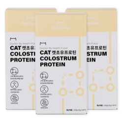 닥터바이 캣초유프로틴 고양이 단백질 근력개선 면역력 산양유 펫밀크 노령묘 영양제, 3세트